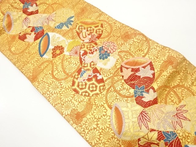 JAPANESEKIMONO / ANTIQUE KODO / INTERWOVEN HOSHOZUKI PATTERN / NAGOYA